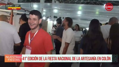 Fiesta de la Artesan&iacute;a en Col&oacute;n - nota carpa de artesanos